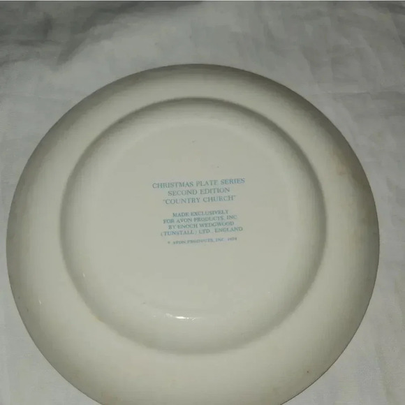 Christmas‎ plate series, second edition, Country Church - Picture 3 of 3